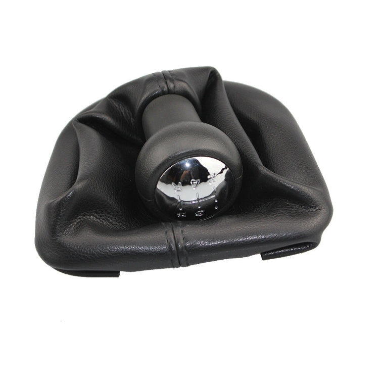 For Peugeot 207 / 307 / CC30 Car 5 Speed Gear Lever Hand Ball Leather Gear Shift Knob with Dustproof Cover - Shift Knob by PMC TechLife | Online Shopping South Africa | PMC TechLife | Buy Now Pay Later Mobicred