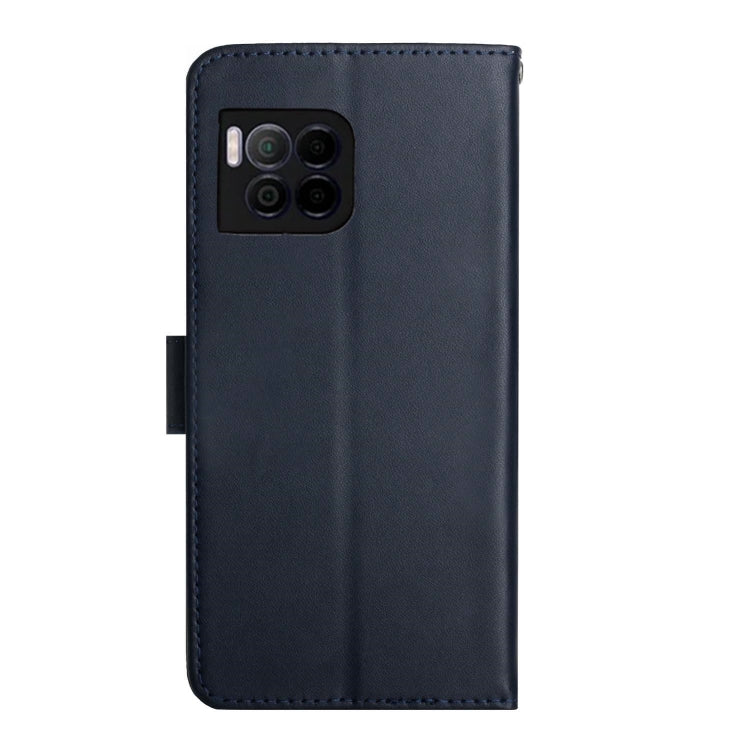 For T-Mobile REVVL 7 Pro 5G HT02 Genuine Leather Fingerprint-proof Flip Phone Case(Blue) - More Brand by PMC TechLife | Online Shopping South Africa | PMC TechLife | Buy Now Pay Later Mobicred
