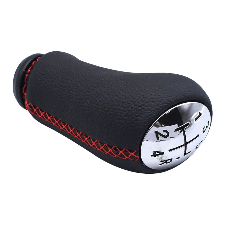 For Renault Clio III MK3 Car Gear Lever Knob Leather Gear Shift Knob(White) - Shift Knob by PMC TechLife | Online Shopping South Africa | PMC TechLife | Buy Now Pay Later Mobicred