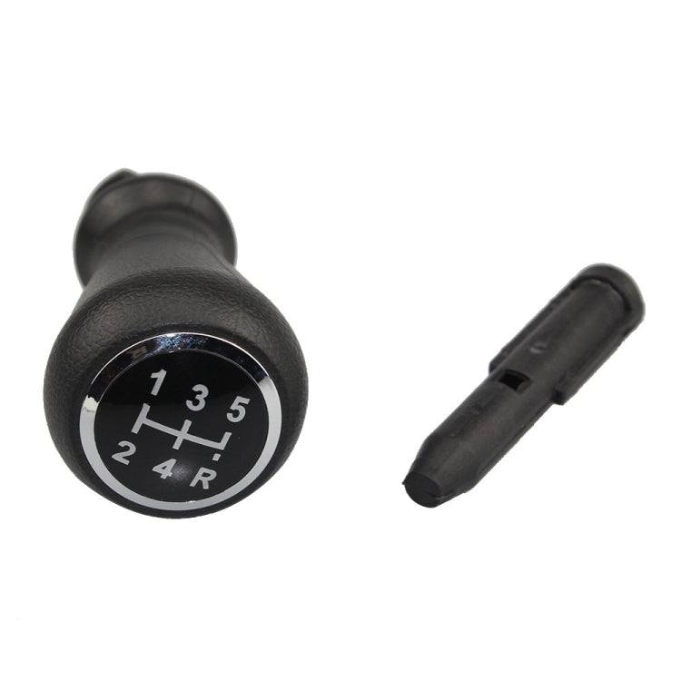 For Citroen C4 / Peugeot 307 Car Gear Lever Knob Leather Gear Shift Knob, with Converter(Black) - Shift Knob by PMC TechLife | Online Shopping South Africa | PMC TechLife | Buy Now Pay Later Mobicred