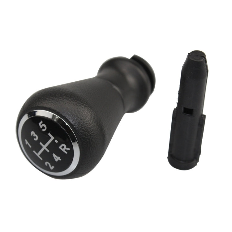 For Citroen C4 / Peugeot 307 Car Gear Lever Knob Leather Gear Shift Knob, with Converter(Black) - Shift Knob by PMC TechLife | Online Shopping South Africa | PMC TechLife | Buy Now Pay Later Mobicred