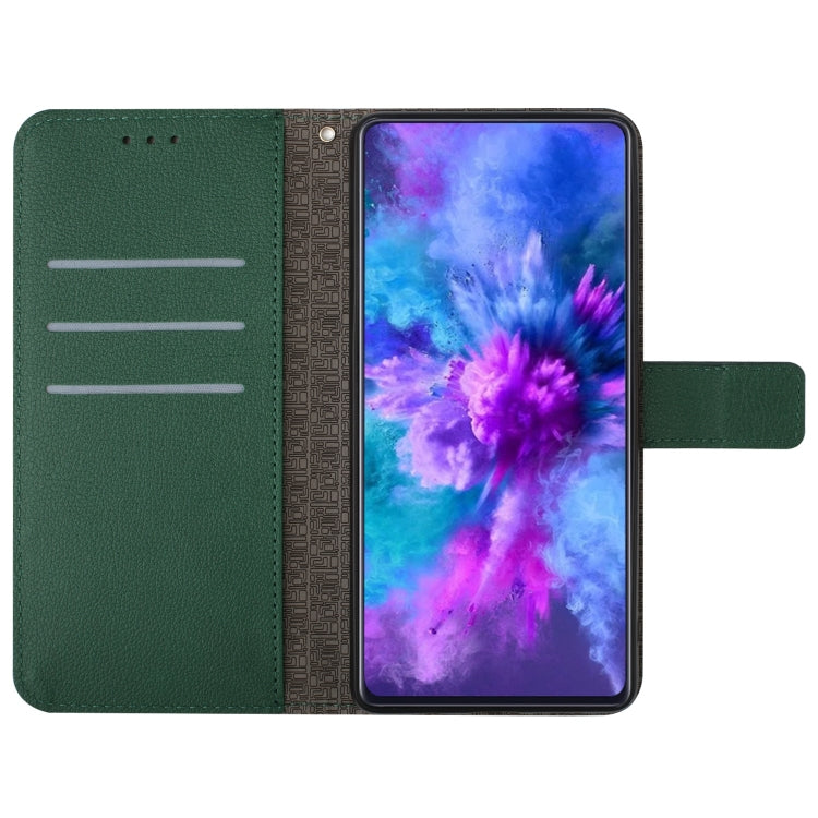 For Samsung Galaxy S25 Ultra 5G Rhombic Grid Texture Leather Phone Case(Green) - Galaxy S25 Ultra 5G Cases by PMC Jewellery | Online Shopping South Africa | PMC Jewellery | Buy Now Pay Later Mobicred