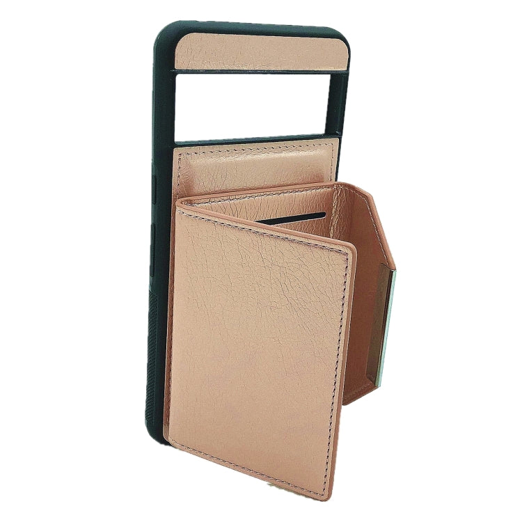 For Google Pixel 9 / 9 Pro Solid Color Metal Buckle Card Slots Bag Phone Case(Rose Gold) - free shipping - PMC TechLife - Order now!