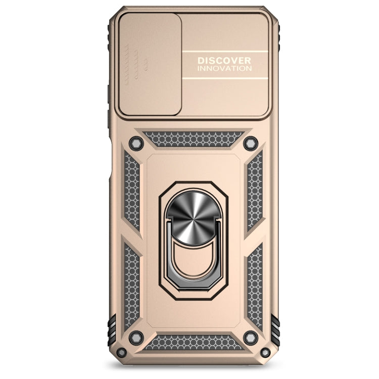 For Motorola Moto G Power 5G 2024 Sliding Camshield Holder Phone Case(Gold) - Motorola Cases by PMC Jewellery | Online Shopping South Africa | PMC Jewellery | Buy Now Pay Later Mobicred