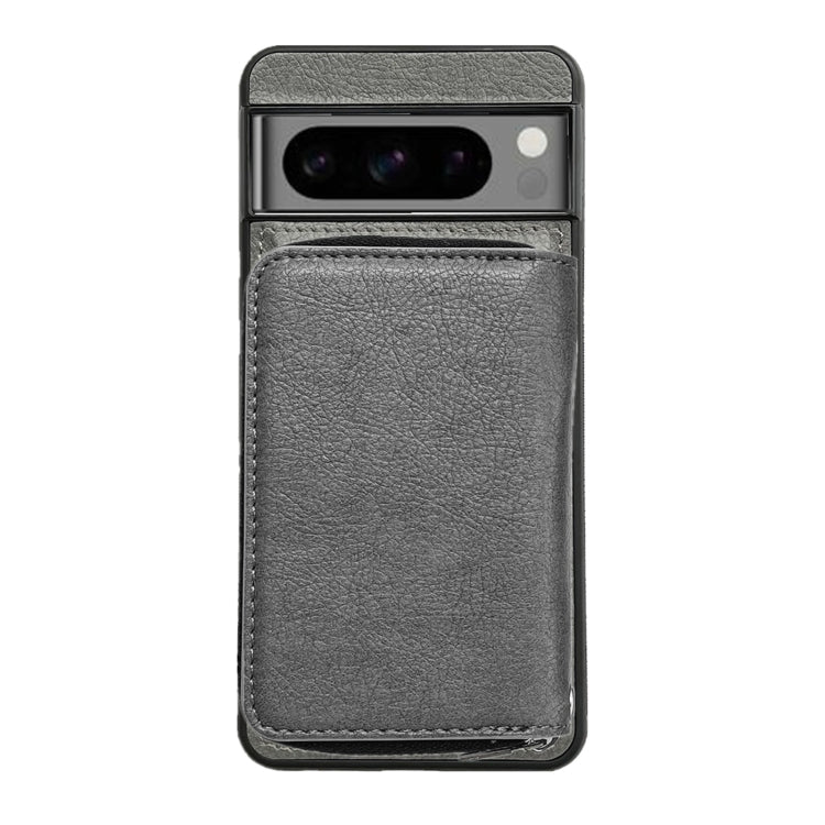 For Google Pixel 6 Solid Color Zipper 11-Card Slots Bag Phone Case with Lanyard(Grey) - Google Cases by PMC TechLife | Online Shopping South Africa | PMC TechLife | Buy Now Pay Later Mobicred