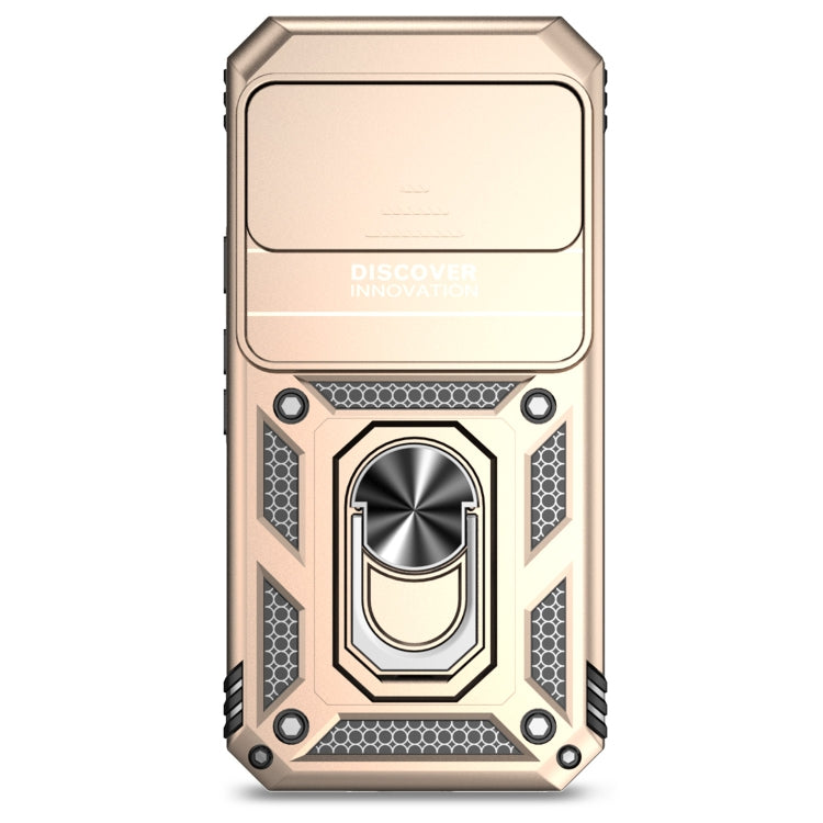 For Google Pixel 9 Sliding Camshield Holder Phone Case(Gold) - Google Cases by PMC TechLife | Online Shopping South Africa | PMC TechLife | Buy Now Pay Later Mobicred
