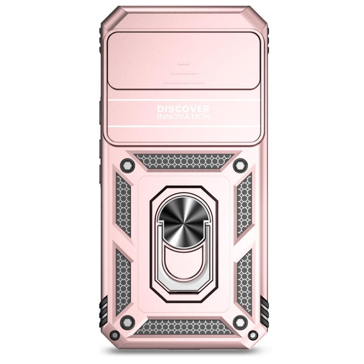 For Google Pixel 9 Pro Sliding Camshield Holder Phone Case(Rose Gold) - Google Cases by PMC TechLife | Online Shopping South Africa | PMC TechLife | Buy Now Pay Later Mobicred