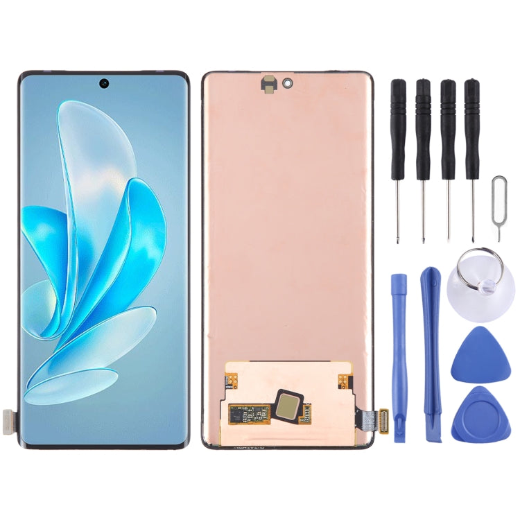 For vivo V29 5G V2250 Original AMOLED LCD Screen with Digitizer Full Assembly - free shipping - PMC TechLife - Order now!
