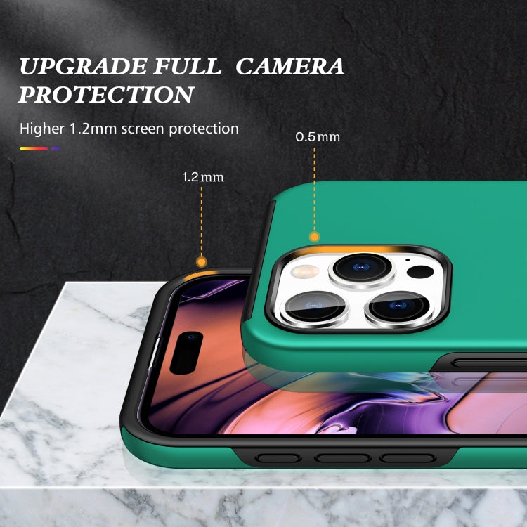 For iPhone 16 Plus Magnetic Ring Holder Phone Case(Dark Green) - iPhone 16 Plus Cases by PMC TechLife | Online Shopping South Africa | PMC TechLife | Buy Now Pay Later Mobicred