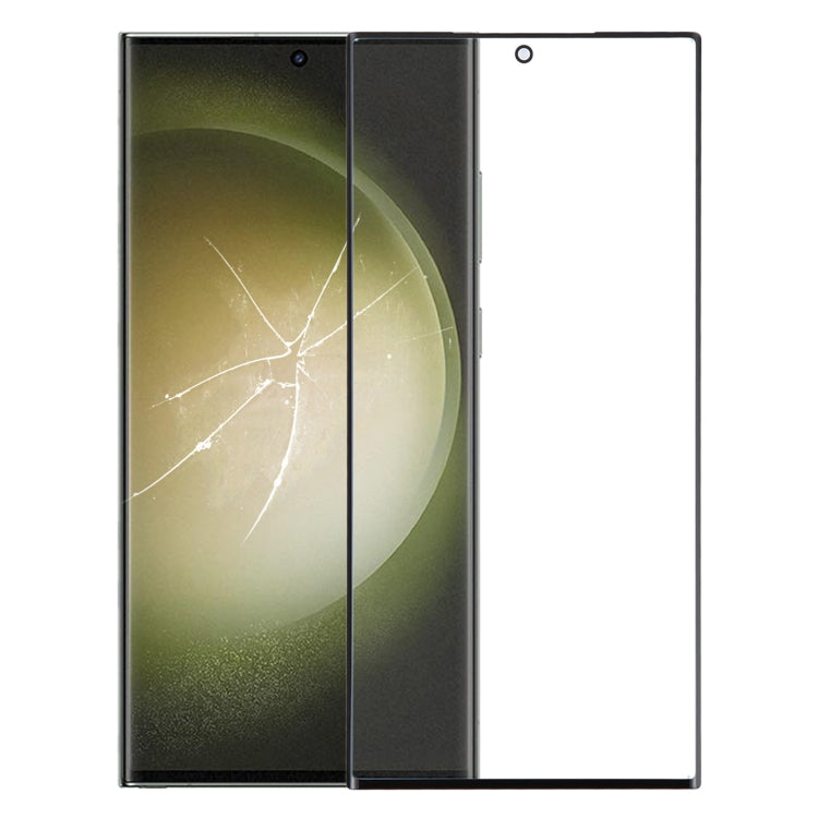 For Samsung Galaxy S23 Ultra SM-S918B Front Screen Outer Glass Lens with OCA Optically Clear Adhesive - free shipping - PMc TechLife - Order now!