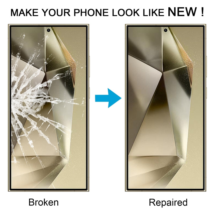 For Samsung Galaxy S24 Ultra SM-S928B Front Screen Outer Glass Lens with OCA Optically Clear Adhesive - free shipping - PMc TechLife - Order now!