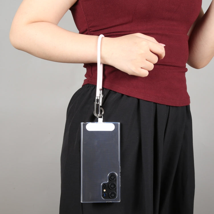 USB-C / Type-C to Type-C Data Cable Phone Anti-lost Short Lanyard, Length: 30cm(Grey Braid) - USB-C & Type-C Cable by PMc TechLife | Online Shopping South Africa | PMc TechLife | Buy Now Pay Later Mobicred