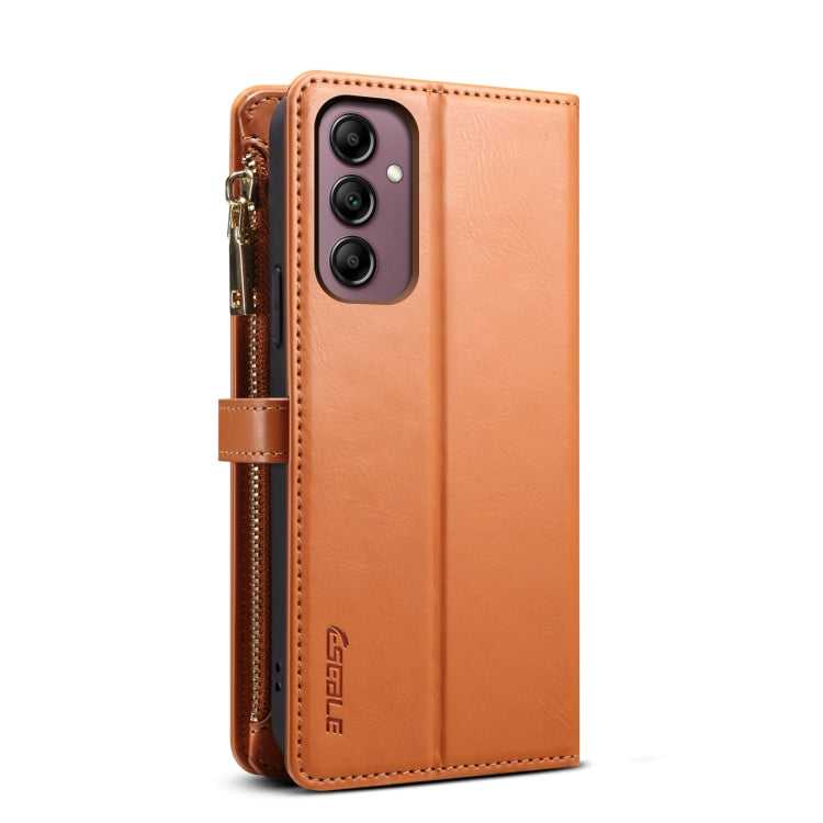 For Samsung Galaxy S25 5G ESEBLE Star Series Lanyard Zipper Wallet RFID Leather Case(Brown) - free shipping - PMC Jewellery - Order now!