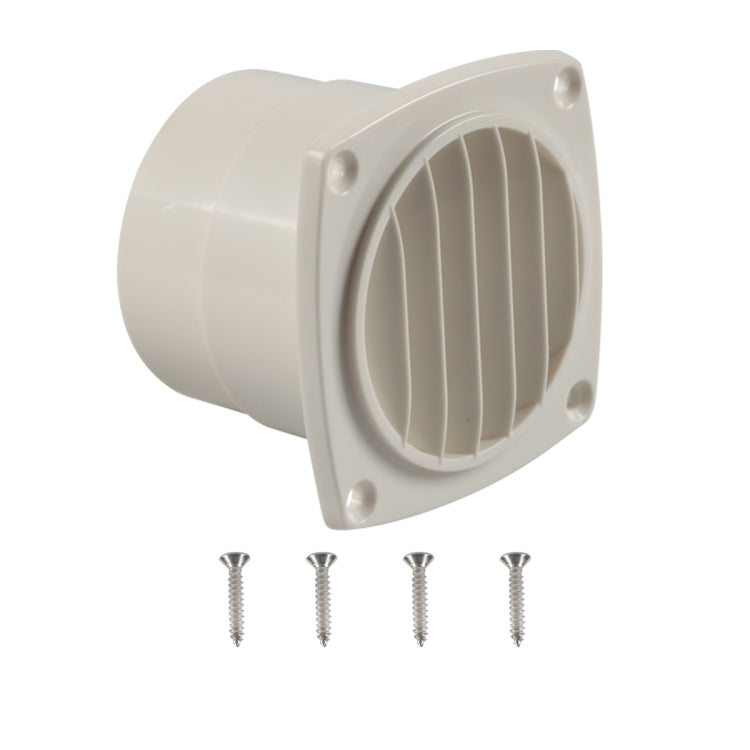 Yacht / RV 93.5mm Louvered Vents with Screws(White) - Air Conditioning System by PMC TechLife | Online Shopping South Africa | PMC TechLife | Buy Now Pay Later Mobicred