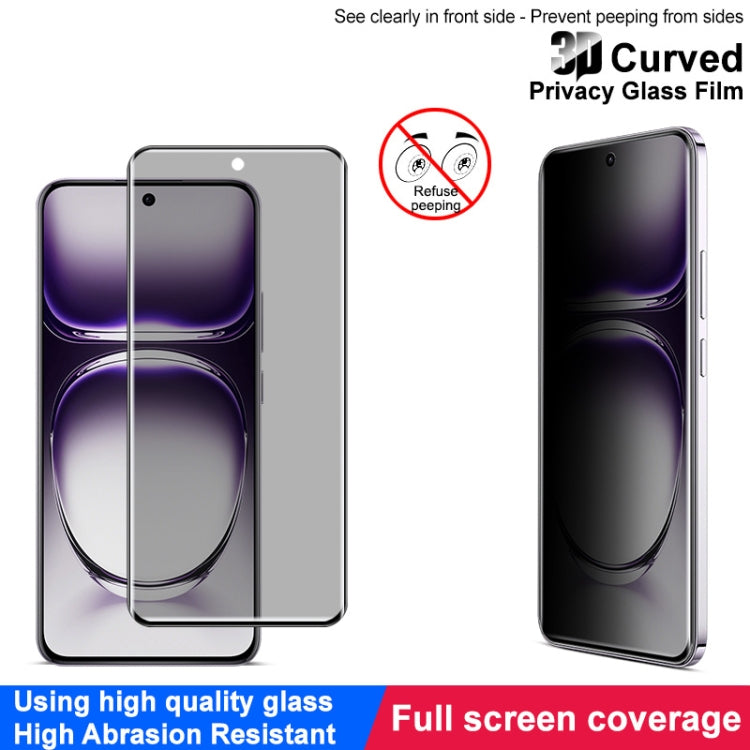 For OPPO Reno12 Pro Global imak 3D Curved Privacy Full Screen Tempered Glass Film - free shipping - PMC Jewellery - Order now!