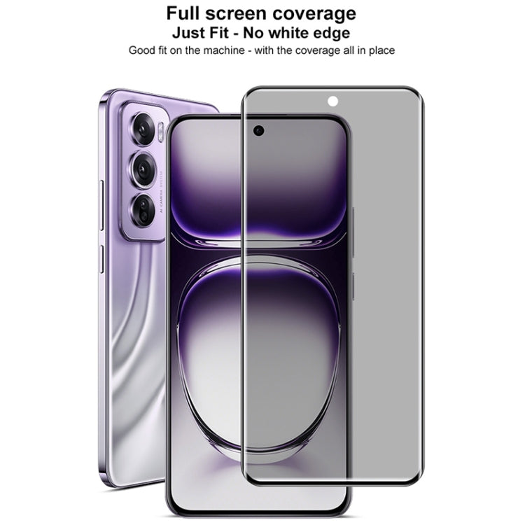 For OPPO Reno12 Pro Global imak 3D Curved Privacy Full Screen Tempered Glass Film - free shipping - PMC Jewellery - Order now!