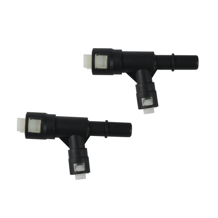 2pcs / Set For Cadillac Car Heater Hose Connector 15055343(Black) - Terminal connectors by PMC TechLife | Online Shopping South Africa | PMC TechLife | Buy Now Pay Later Mobicred