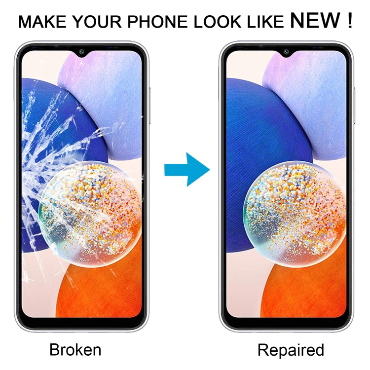 For Samsung Galaxy A14 5G SM-A146B 10pcs Front Screen Outer Glass Lens with OCA Optically Clear Adhesive - free shipping - PMc TechLife - Order now!