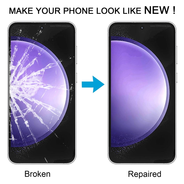 For Samsung Galaxy S23 FE SM-S711B 10pcs Front Screen Outer Glass Lens with OCA Optically Clear Adhesive - free shipping - PMc TechLife - Order now!