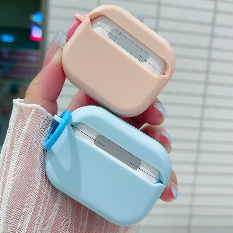 For AirPods Pro 3D Dot Bowknot Bluetooth Earphone Protective Case(Blue) - For AirPods Pro by PMC Jewellery | Online Shopping South Africa | PMC Jewellery | Buy Now Pay Later Mobicred