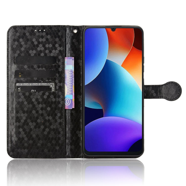 For Blackview Oscal Modern 8 / Color 8 Honeycomb Dot Texture Leather Phone Case(Black) - More Brand by PMC TechLife | Online Shopping South Africa | PMC TechLife | Buy Now Pay Later Mobicred