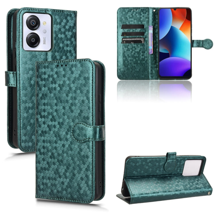 For Blackview Oscal Modern 8 / Color 8 Honeycomb Dot Texture Leather Phone Case(Green) - free shipping - PMC TechLife - Order now!