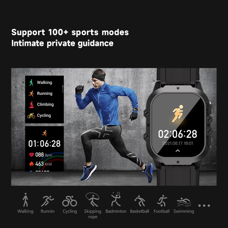 LEMFO C26 1.96 inch Sport Smart Watch, Support Bluetooth Call / Message Notification / Heart Rate / Blood Pressure Health Monitor(Orange) - free shipping - PMC TechLife - Order now!