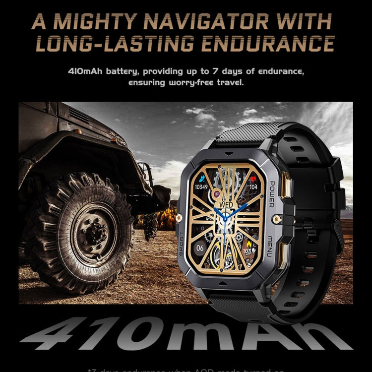 LEMFO C28 2.02 inch Sport Smart Watch, Support Bluetooth Call / Sleep / Blood Oxygen / Heart Rate / Blood Pressure Health Monitor(Black) - free shipping - PMC TechLife - Order now!