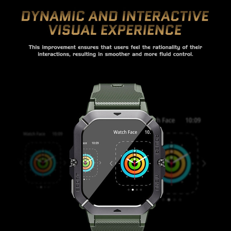 LEMFO C28 2.02 inch Sport Smart Watch, Support Bluetooth Call / Sleep / Blood Oxygen / Heart Rate / Blood Pressure Health Monitor(Black) - free shipping - PMC TechLife - Order now!