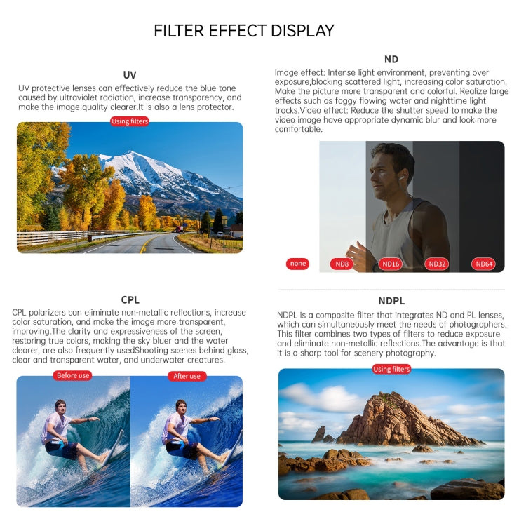 For Insta360 GO 3S JUNESTAR Camera Lens Filter, Filter:2 in 1 UV - Len Accessories by JSR | Online Shopping South Africa | PMC TechLife | Buy Now Pay Later Mobicred