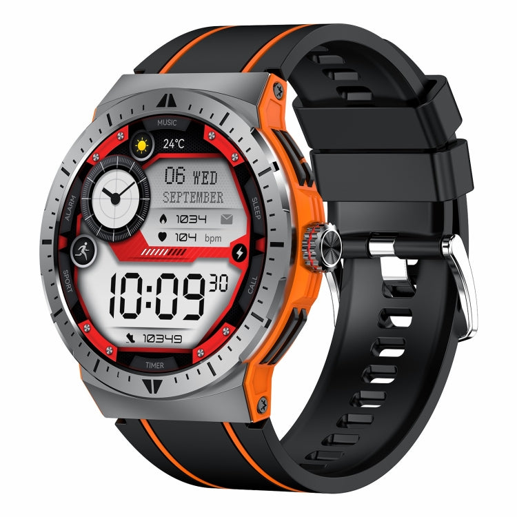 LEMFO HK52 1.43 inch BT5.3 IP68 Sport Smart Watch, Support Bluetooth Call / Message Notification / Heart Rate / Blood Pressure Health Monitor(Orange) - free shipping - PMC TechLife - Order now!