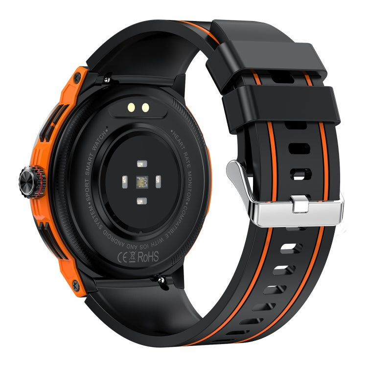 LEMFO HK52 1.43 inch BT5.3 IP68 Sport Smart Watch, Support Bluetooth Call / Message Notification / Heart Rate / Blood Pressure Health Monitor(Orange) - free shipping - PMC TechLife - Order now!