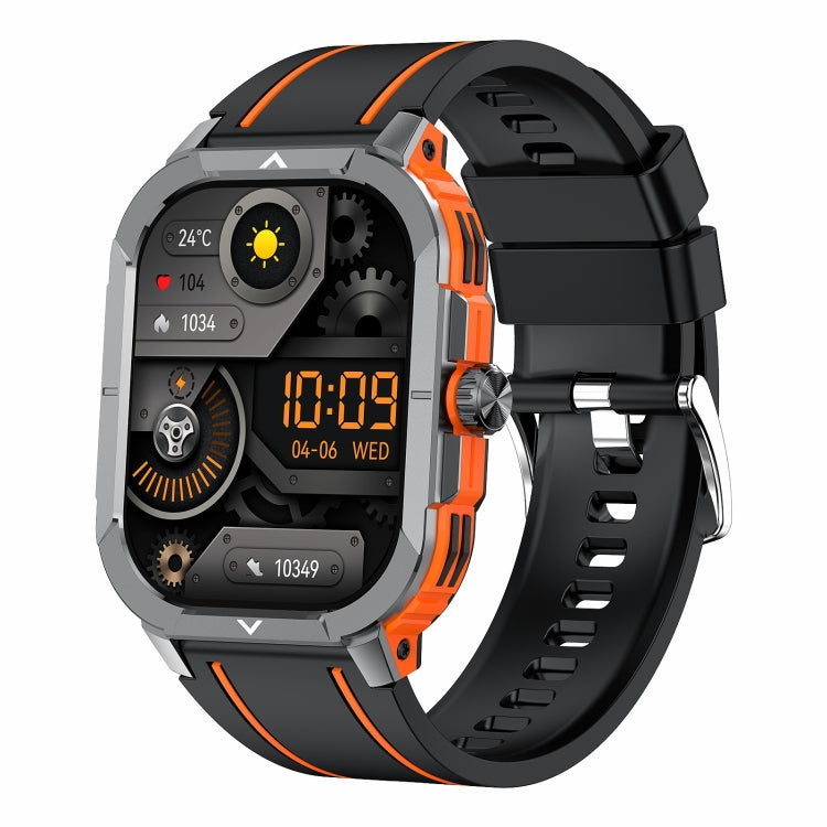 LEMFO HK56 2.06 inch BT5.3 IP68 Sport Smart Watch, Support Bluetooth Call / Message Notification / Heart Rate / Blood Pressure Health Monitor(Orange) - free shipping - PMC TechLife - Order now!