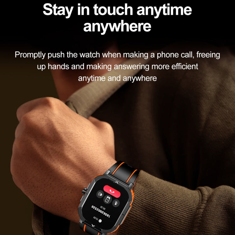 LEMFO HK56 2.06 inch BT5.3 IP68 Sport Smart Watch, Support Bluetooth Call / Message Notification / Heart Rate / Blood Pressure Health Monitor(Blue) - free shipping - PMC TechLife - Order now!