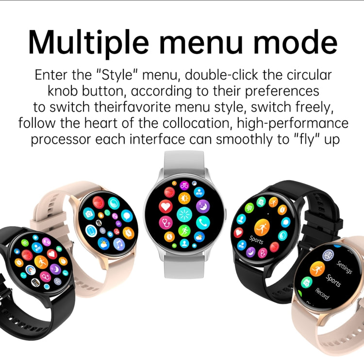 HK89 1.43 inch BT5.0 IP67 Sport Smart Watch, Support Bluetooth Call / Message Notification / Heart Rate / Blood Pressure Health Monitor(Black) - free shipping - PMC TechLife - Order now!