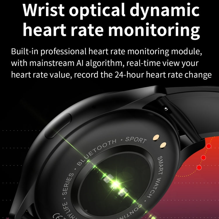 HK89 1.43 inch BT5.0 IP67 Sport Smart Watch, Support Bluetooth Call / Message Notification / Heart Rate / Blood Pressure Health Monitor(Black) - free shipping - PMC TechLife - Order now!