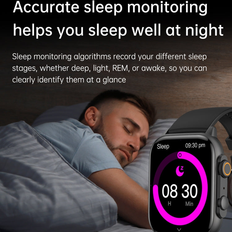 LEMFO HK95 1.952 inch BT5.0 IP68 Sport Smart Watch, Support Bluetooth Call / Sleep / Blood Oxygen / Heart Rate / Blood Pressure Health Monitor(Black) - Smart Watches by LEMFO | Online Shopping South Africa | PMC TechLife | Buy Now Pay Later Mobicred