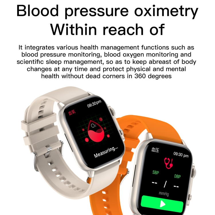 LEMFO HK95 1.952 inch BT5.0 IP68 Sport Smart Watch, Support Bluetooth Call / Sleep / Blood Oxygen / Heart Rate / Blood Pressure Health Monitor(Gold) - Smart Watches by LEMFO | Online Shopping South Africa | PMC TechLife | Buy Now Pay Later Mobicred