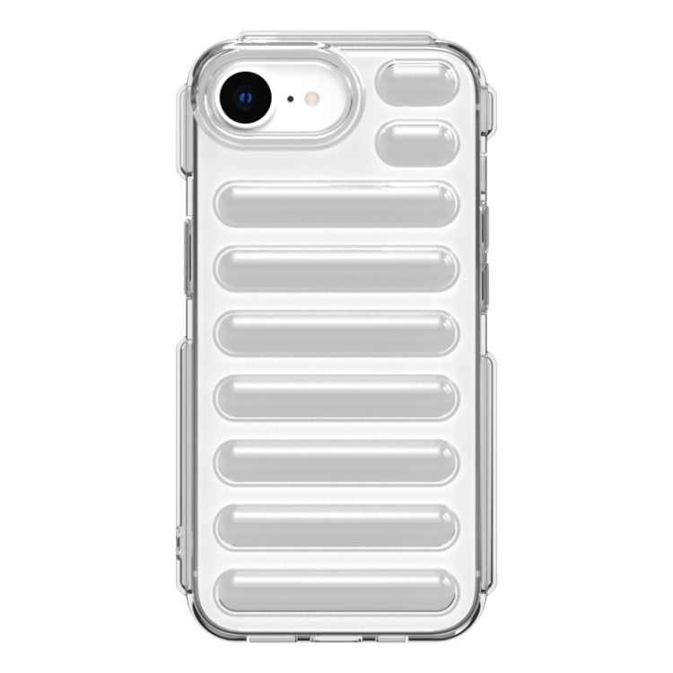 For iPhone 16e Capsule Series Candy Color TPU Phone Case(Transparent) - iPhone 16e Cases by PMC TechLife | Online Shopping South Africa | PMC TechLife | Buy Now Pay Later Mobicred