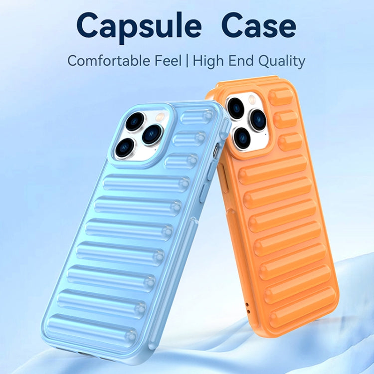 For iPhone 16 Capsule Series Candy Color TPU Phone Case(Orange) - iPhone 16 Cases by PMC TechLife | Online Shopping South Africa | PMC TechLife | Buy Now Pay Later Mobicred