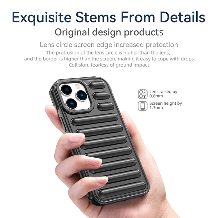 For iPhone 16e Capsule Series Candy Color TPU Phone Case(Transparent Grey) - iPhone 16e Cases by PMC TechLife | Online Shopping South Africa | PMC TechLife | Buy Now Pay Later Mobicred