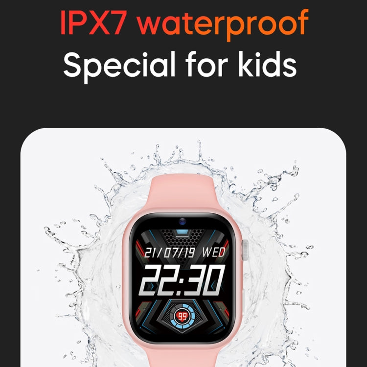LEMFO K20 1.81 inch Children Sport Smart Watch, Support Video Call / Message Notification / GPS / WiFi / AI(Pink) - Smart Watches by LEMFO | Online Shopping South Africa | PMC TechLife | Buy Now Pay Later Mobicred