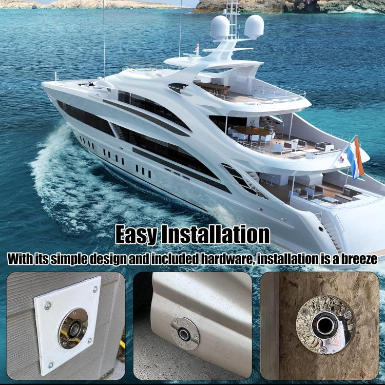 22mm Straight Marine Parking Heater Stainless Steel Vent - Marine Accessories & Parts by PMC TechLife | Online Shopping South Africa | PMC TechLife | Buy Now Pay Later Mobicred