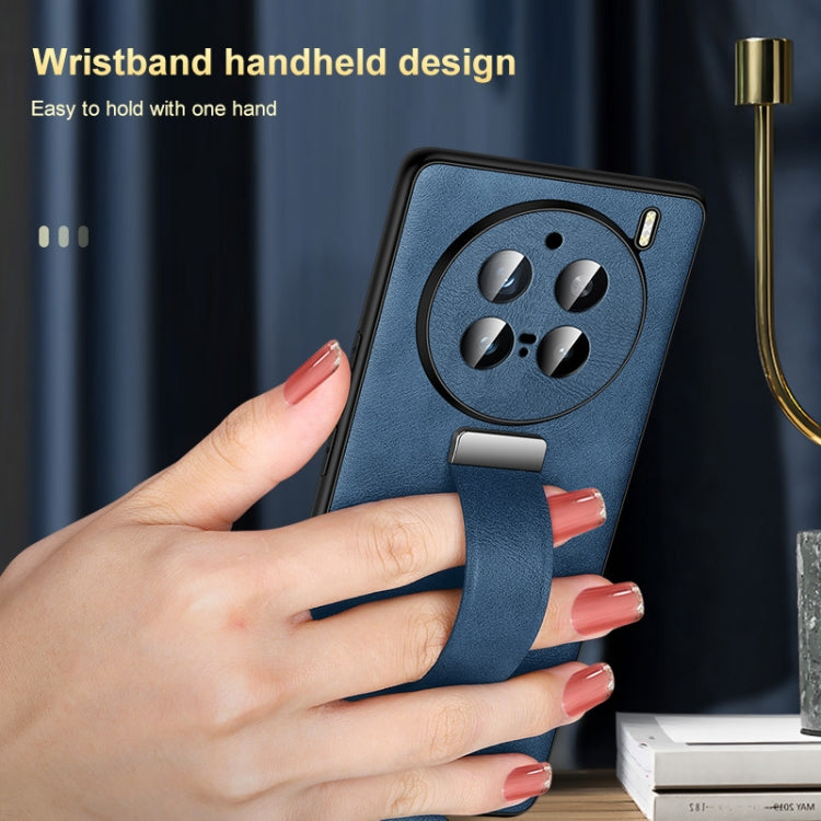 For vivo X100 Ultra SULADA PC + Leather Texture Skin Feel Shockproof Phone Case(Green) - vivo Cases by SULADA | Online Shopping South Africa | PMC Jewellery | Buy Now Pay Later Mobicred