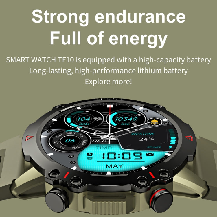 LEMFO TF10 Pro 1.53 inch BT5.2 IP67 Sport Smart Watch, Support Bluetooth Call / Sleep / Blood Oxygen / Heart Rate / Long Sitting Health Monitor(Silver) - Smart Watches by LEMFO | Online Shopping South Africa | PMC TechLife | Buy Now Pay Later Mobicred