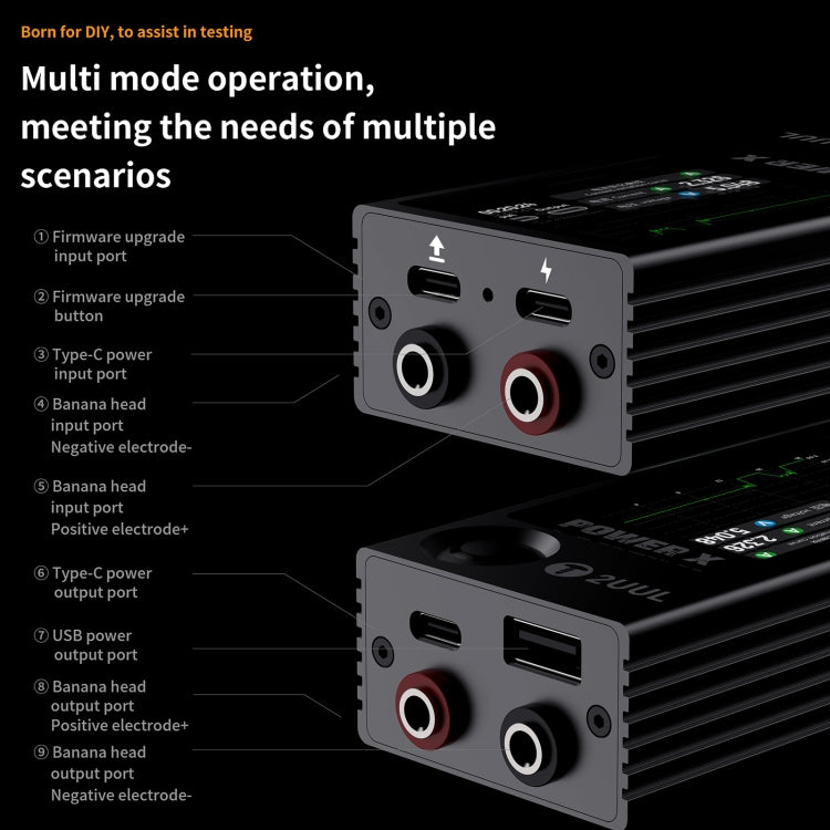 2UUL PW11 Power X High Refresh Full-color Screen Power PCB Detector - free shipping - PMC TechLife - Order now!