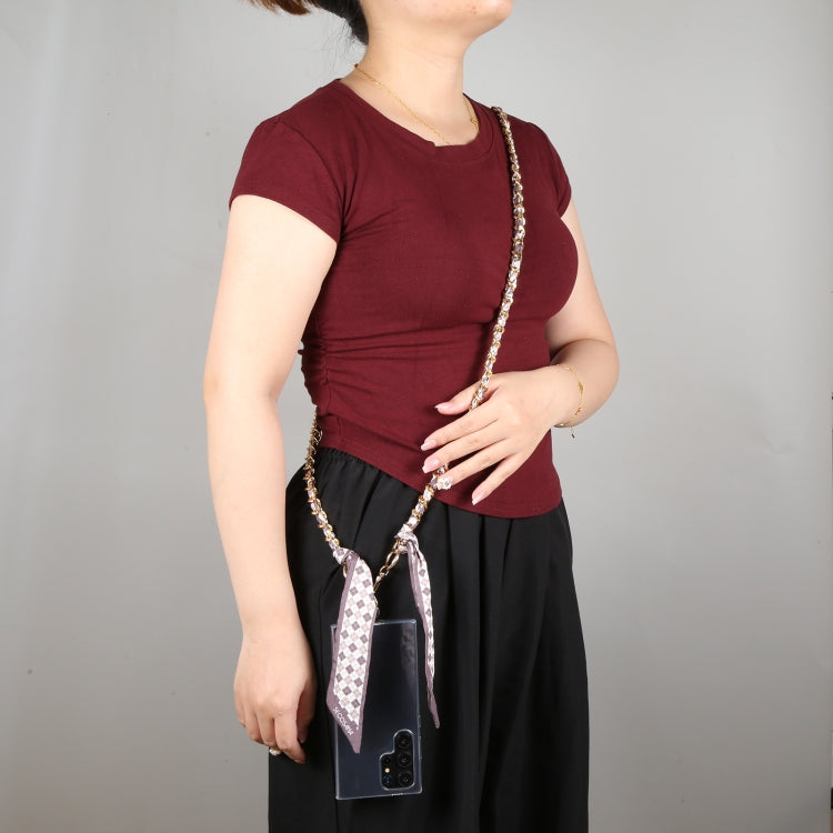 Mobile Phone Anti-lost Silk Scarf Full Coverage Long Lanyard(Rose Red) - Lanyards & Wrist Straps by PMc TechLife | Online Shopping South Africa | PMc TechLife | Buy Now Pay Later Mobicred