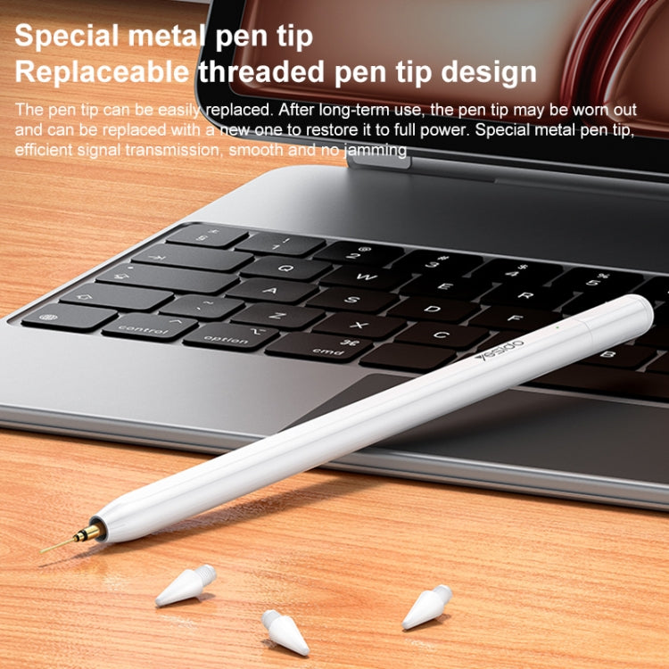 For iPad Yesido ST16 Anti-mistouch Capacitive Stylus(White) - free shipping - PMC Jewellery - Order now!