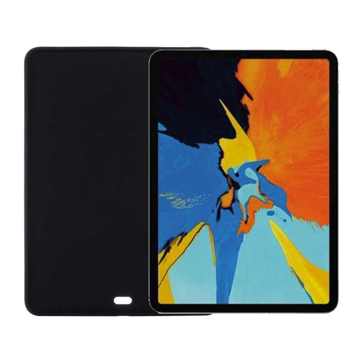For iPad Air 13 2024 Pure Color Liquid Silicone Shockproof Tablet Case(Black) - iPad Air 13 2024 Cases by PMC TechLife | Online Shopping South Africa | PMC TechLife | Buy Now Pay Later Mobicred