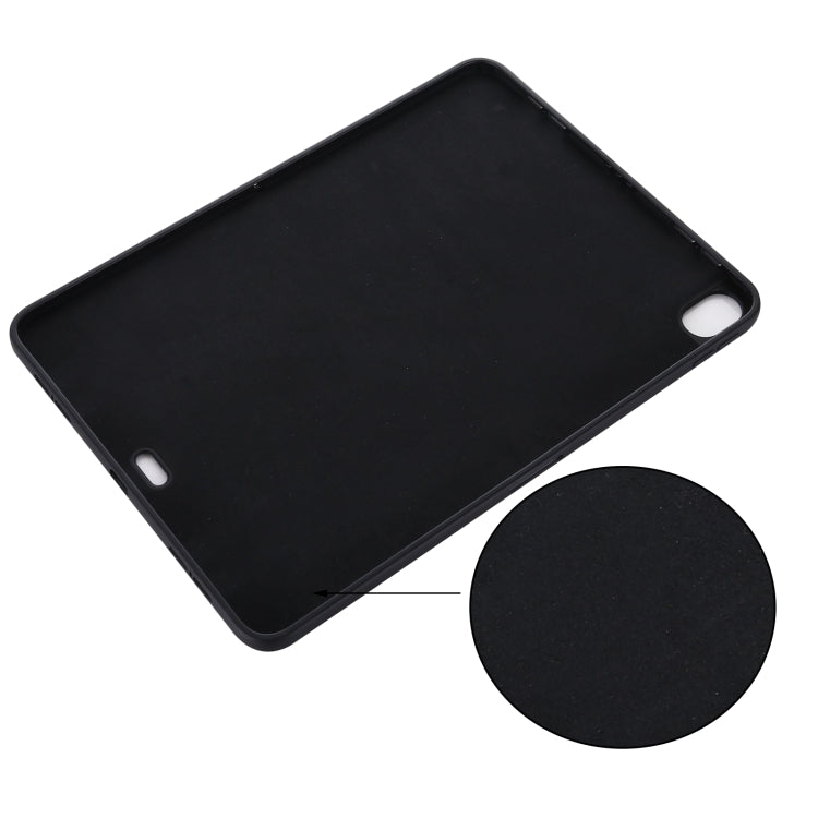 For iPad Air 13 2024 Pure Color Liquid Silicone Shockproof Tablet Case(Black) - iPad Air 13 2024 Cases by PMC TechLife | Online Shopping South Africa | PMC TechLife | Buy Now Pay Later Mobicred